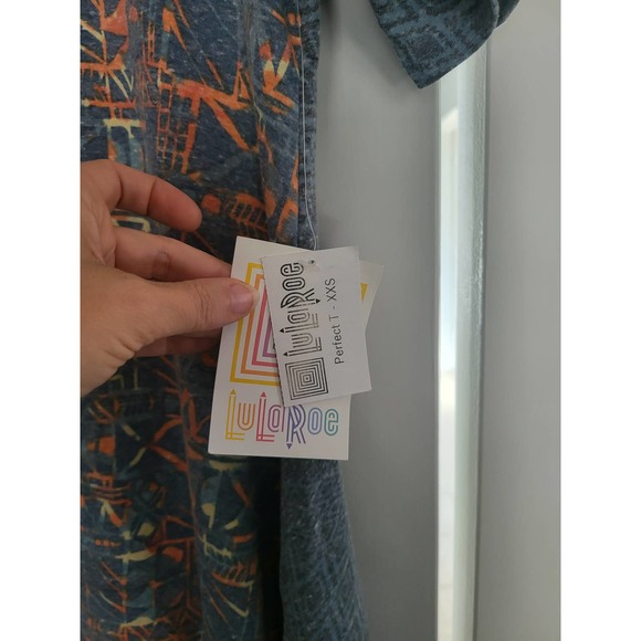 LuLaRoe Perfect T Tribal Shirt - XXS - Picture 3 of 3